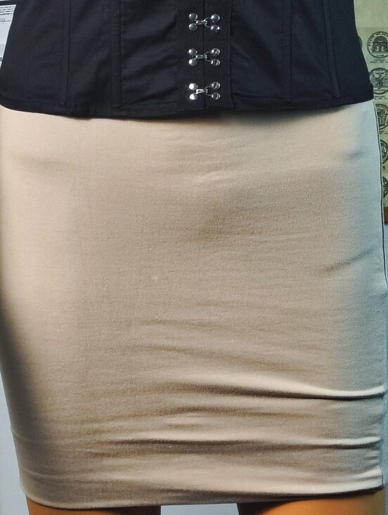 Windsor Dresses & Skirts - NWT Windsor Tan Stretch Bodycon Pencil Skirt Neutral Y2K Women’s Size S